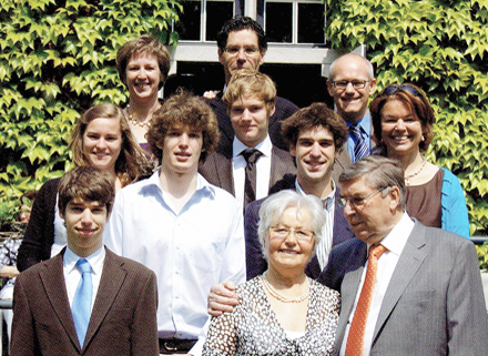 Heel het gezin in 2010